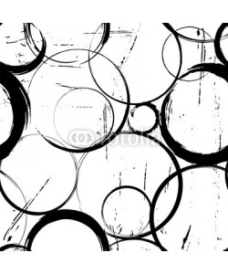 Kirsten Hinte, seamless background pattern, with circles, strokes and splashes,