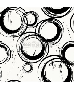 Kirsten Hinte, seamless background pattern, with circles, strokes and splashes,
