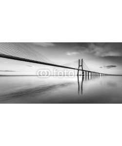 Henrique Silva, An black and white vision of the bridge Vasco da Gama