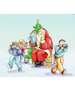 nuvolanevicata, Santa Claus crisis in the era of cell phones