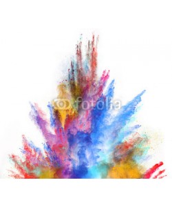 Lukas Gojda, Launched colorful powder on white background