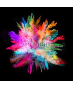 Lukas Gojda, Launched colorful powder on black background