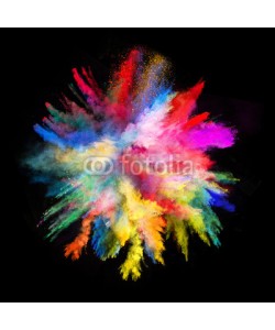 Lukas Gojda, Launched colorful powder on black background