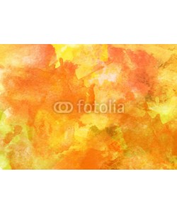 LoveKay, Bright Orange Watercolor Background for Various Design.