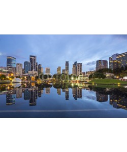 farizun amrod, Morning view of Kuala Lumpur city by the lake.