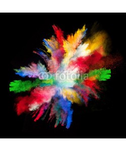 Lukas Gojda, Launched colorful powder on black background