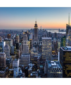 kasto, New York City Manhattan downtown skyline.