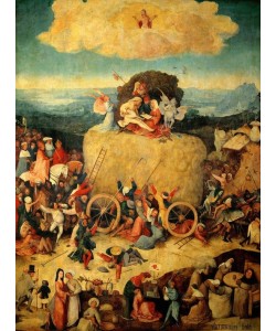 Hieronymus Bosch, Der Triumphzug des Heuwagens