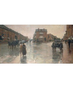 Frederick Childe  Hassam , Rainy day in Boston