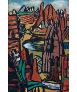 Max Beckmann, Boulder-Felslandschaft