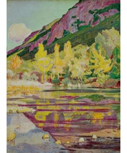 Ferdinand Hodler, Am Fuß des Petit Salève