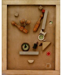 Kurt Schwitters, Merzbild 46 A. Das Kegelbild