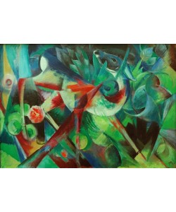 Franz Marc, Reh im Blumengarten