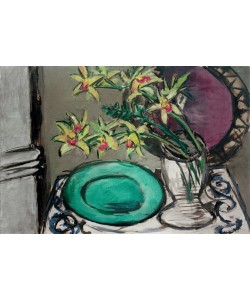 Max Beckmann, Orchideen - Stillleben mit grüner Schale