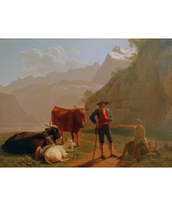 Johann Jakob Dorner, Vierwaldstätter See mit Hirten