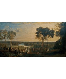 JOSEPH MALLORD WILLIAM TURNER, England: Richmond Hill, on the Prince Regent’s Birthday