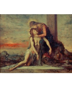 Arnold Böcklin, Trauer der Maria Magdalena an der Leiche Christi