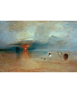 JOSEPH MALLORD WILLIAM TURNER, Strand von Calais, Niedrigwasser. Französische Poissards be