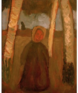 Paula Modersohn-Becker, Kind unter Birken