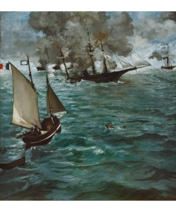 Edouard Manet, Die Schlacht zwischen der U.S.S. Kearsarge und der C.S.S. Alabama