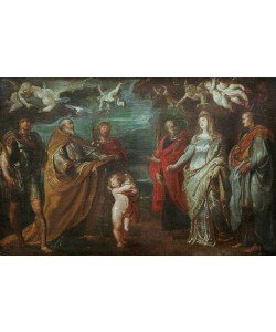 Peter Paul Rubens, Der hl. Gregor mit den Märtyrern Maurus, Papianus, Domitill