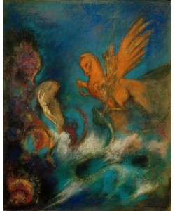 Odilon Redon, Roger und Angelika (Perseus und Andromeda)