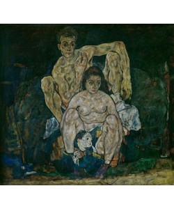 Egon Schiele, Die Familie