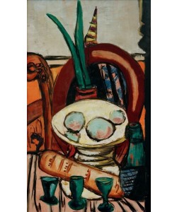 Max Beckmann, Stilleben mit grünen Gläsern