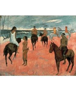 Paul Gauguin, Cavaliers sur la plage