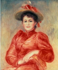 Pierre-Auguste Renoir, Jeune femme aux corsage rouge