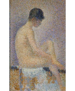 Georges Seurat, Poseuse assise, de profil