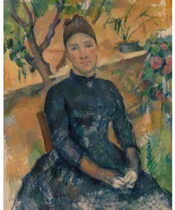 Paul Cézanne, Madame Cézanne im Wintergarten