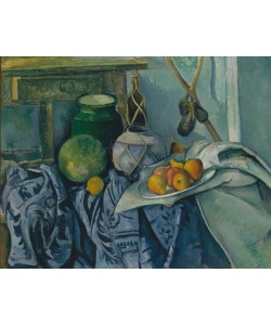 Paul Cézanne, Stillleben mit Ingwerglas und Auberginen