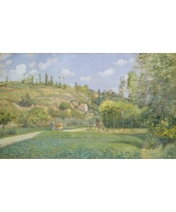Camille Pissarro, A Cowherd at Valhermeil, Auvers-sur-Oise