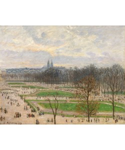 Camille Pissarro, The Garden of the Tuileries on a Winter Afternoon