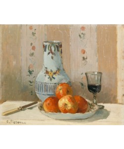 Camille Pissarro, Still Life with Apples and Pitcher