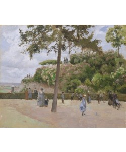 Camille Pissarro, The Public Garden at Pontoise