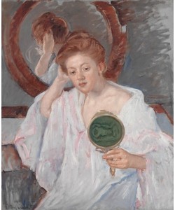 Mary Cassatt, Denise an ihrem Frisiertisch