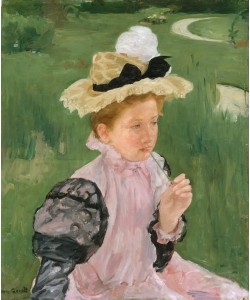 Mary Cassatt, Portrait eines jungen Mädchens