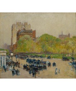 Frederick Childe Hassam, Frühlingsmorgen im Herzen der Stadt