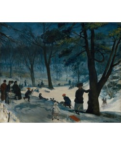 William Glackens, Central Park, Winter