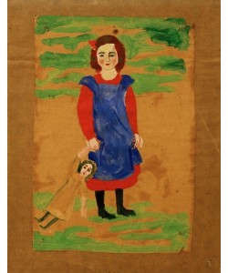 August Macke, Kind mit Puppe