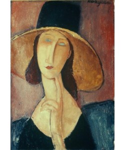 Amedeo Modigliani, Femme au grand chapeau