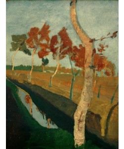 Paula Modersohn-Becker, Birken am Moorgraben