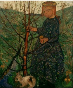 Paula Modersohn-Becker, Kind mit Kaninchen