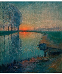 Raymond de la Haye, Sonnenuntergang an der Nete