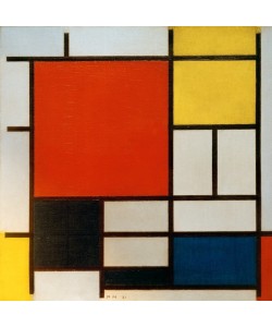 Piet Mondrian, Komposition mit großer roter Fläche,