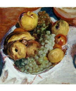 Pierre Bonnard, Nature morte, trois grappes de raisin