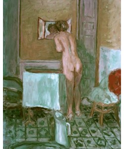 Pierre Bonnard, Nu a l’etoffe rouge ou Nu a la toilette
