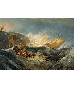 JOSEPH MALLORD WILLIAM TURNER, The Wreck of a Transport Ship